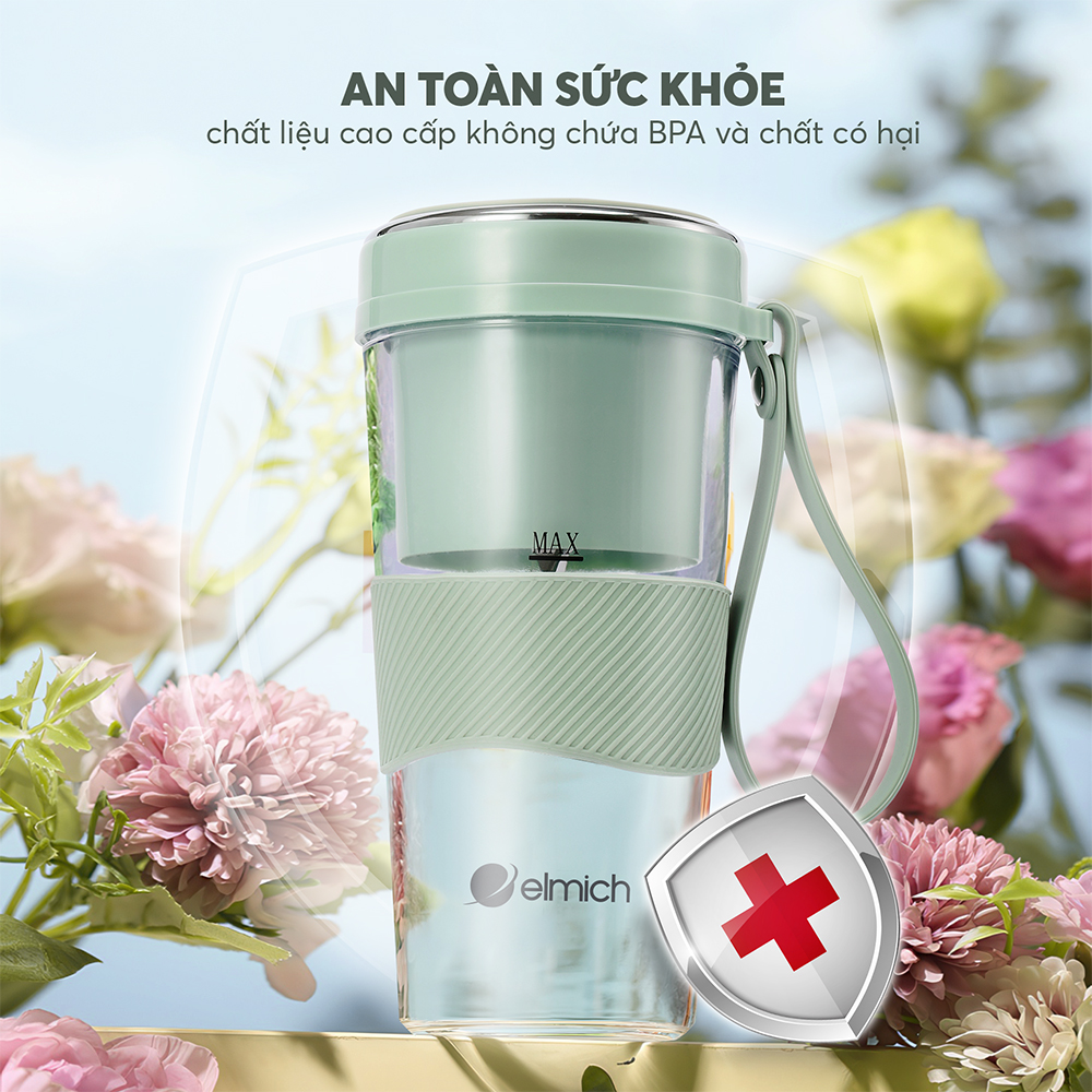 Máy xay sinh tố cầm tay 400ml Elmich BLE9215DB 15 Ble 9215 Profile 07