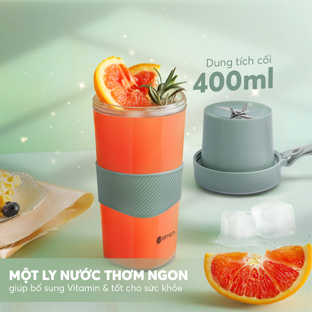 Máy xay sinh tố cầm tay 400ml Elmich BLE9215DB 10 Ble 9215 Profile 08