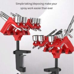 DSPIAE PT-AR Giá Đỡ Airbrush 4 Vị Trí Cao Cấp Cho Bàn Làm Việc Mô Hình