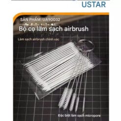 Bộ Cọ Vệ Sinh Airbrush USTAR UA-90032 Cleaning Brush Tool Set Cho Bút Phun Sơn
